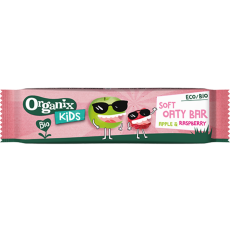 Organix Kids Soft Oaty bar Apple & Raspberry